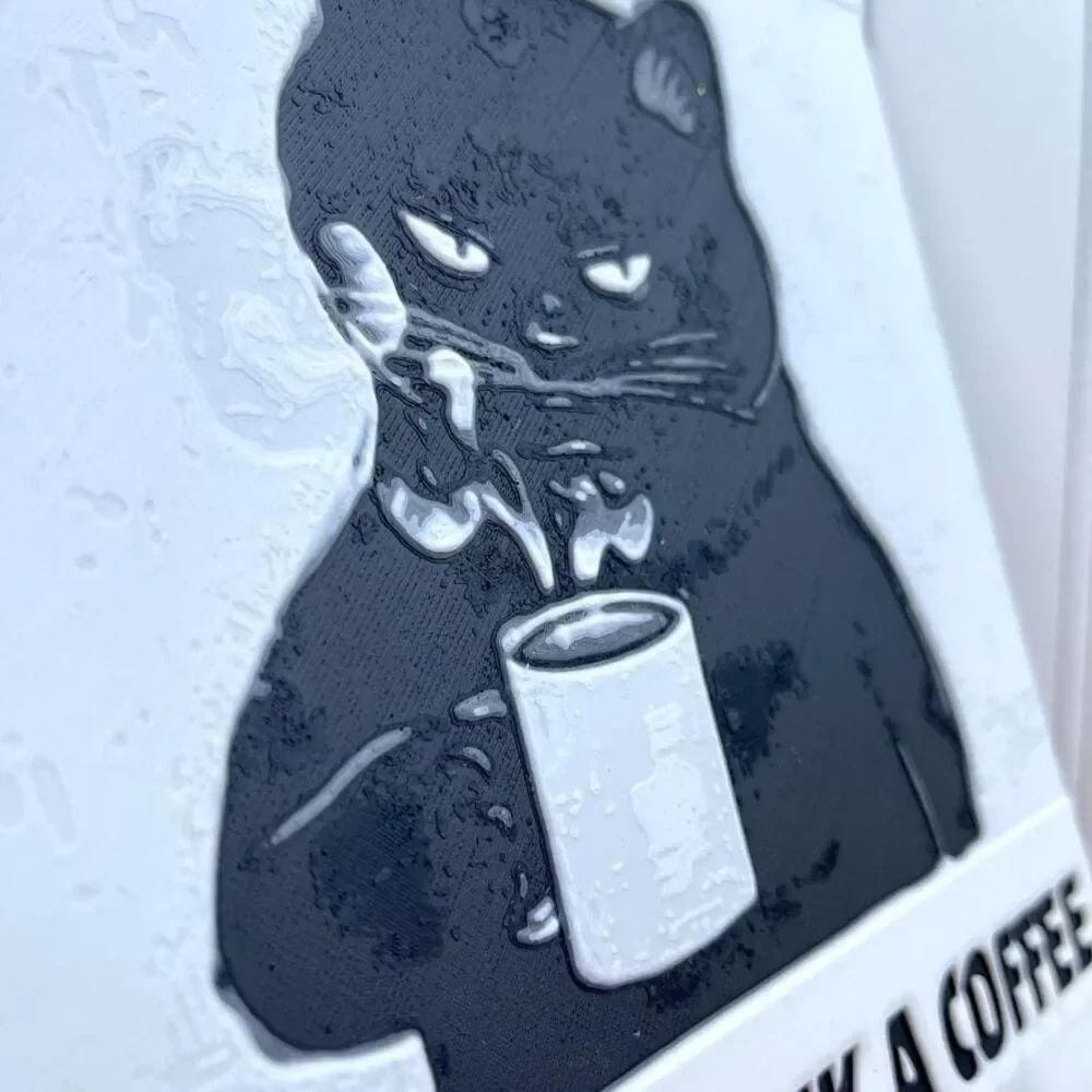 Wall Art, I Don’t Like People or Morning Until I’ve Had Coffee, Cat Lover